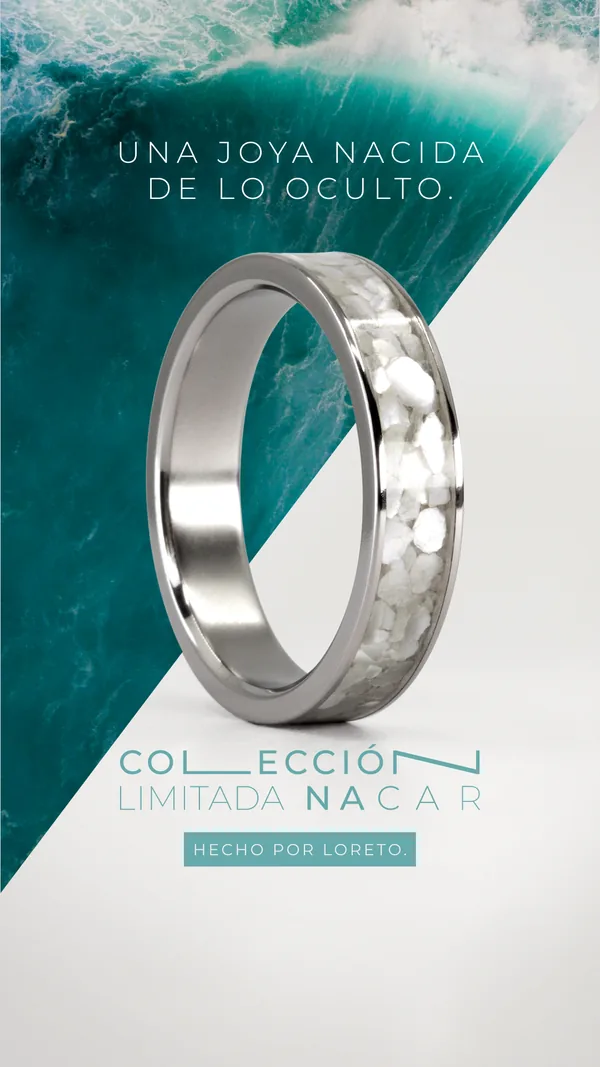 Story de la colección Nácar: Una joya nacida de lo oculto.