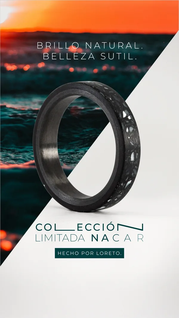 Story de la colección Nácar: Brillo natural, belleza sutil.