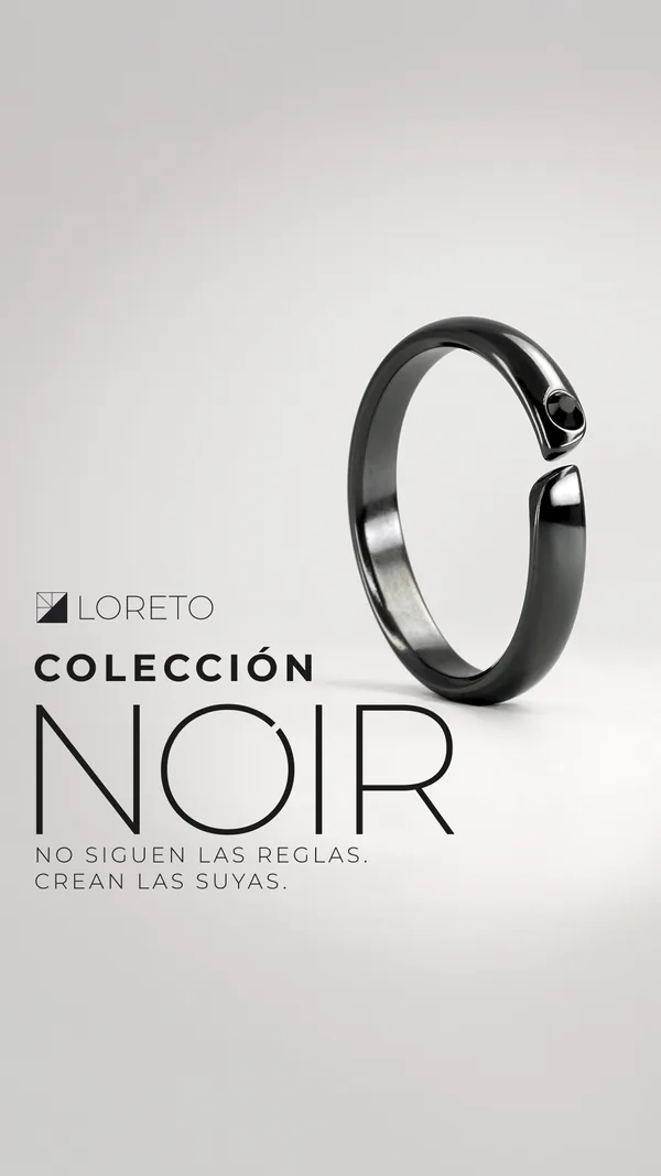 Story de pauta de la colección Noir.