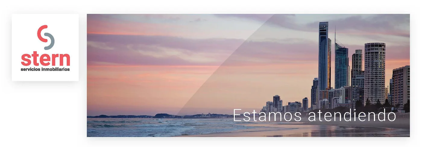 Perfil y portada de Facebook de Stern: Estamos atendiendo.