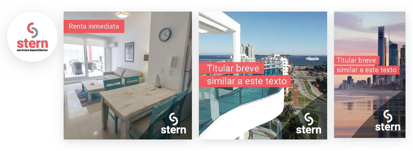 Perfil y modelos de posteos de Instagram para Stern.