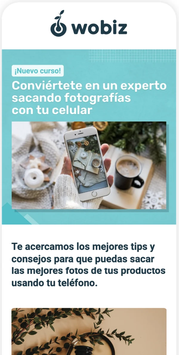 Newsletter: Convertite en un experto sacando fotografías con tu celular.